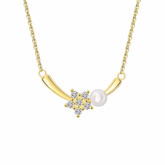 OEM/ODM カスタム 925 スターリングシルバー 18 K ゴールドメッキパールハートイニシャル邪眼チョーカーチェーンビーズ女性愛ムーンジルコン宝石ジュエリーネックレス 5% オフ